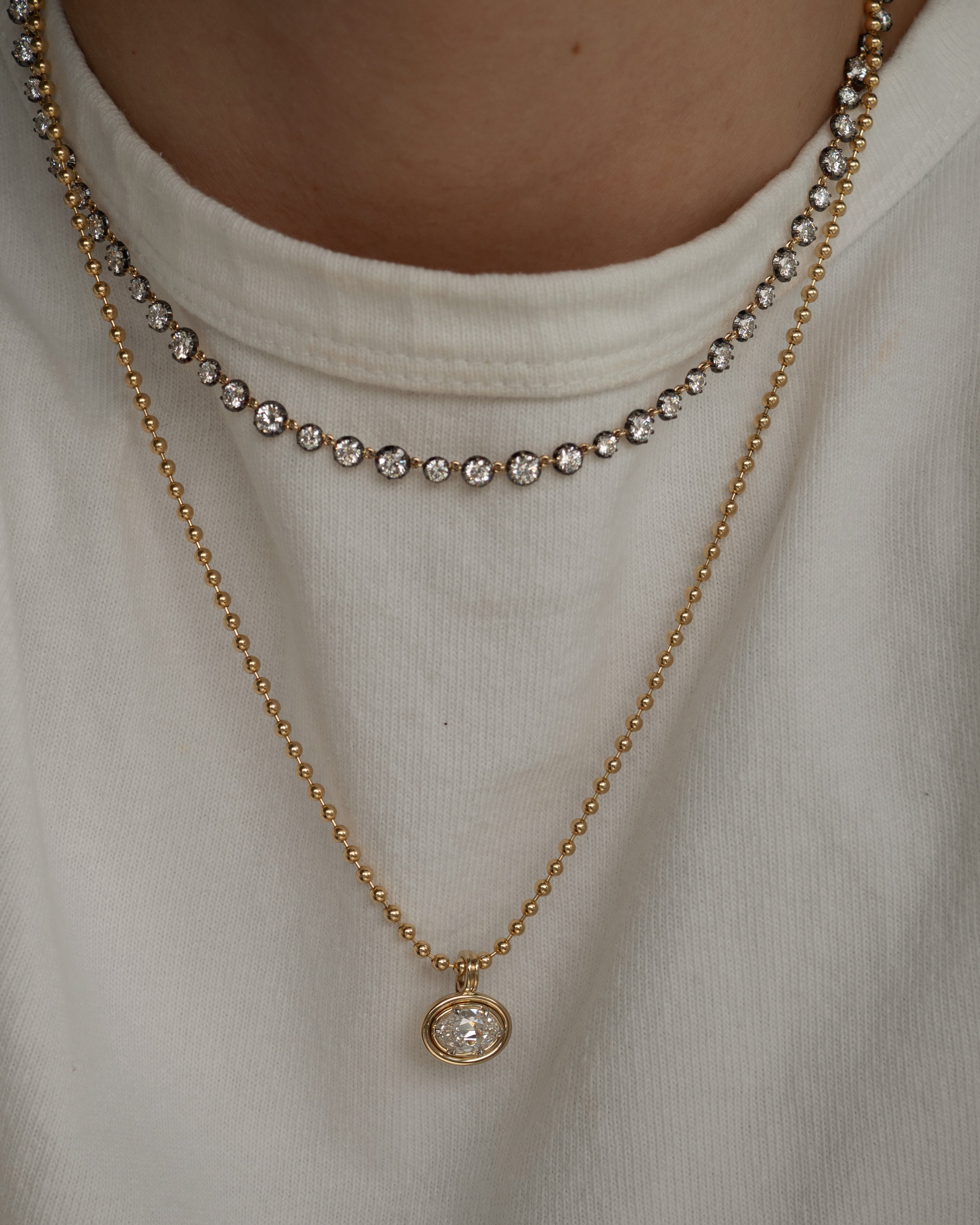 Olivia Georgian Tennis Necklace
