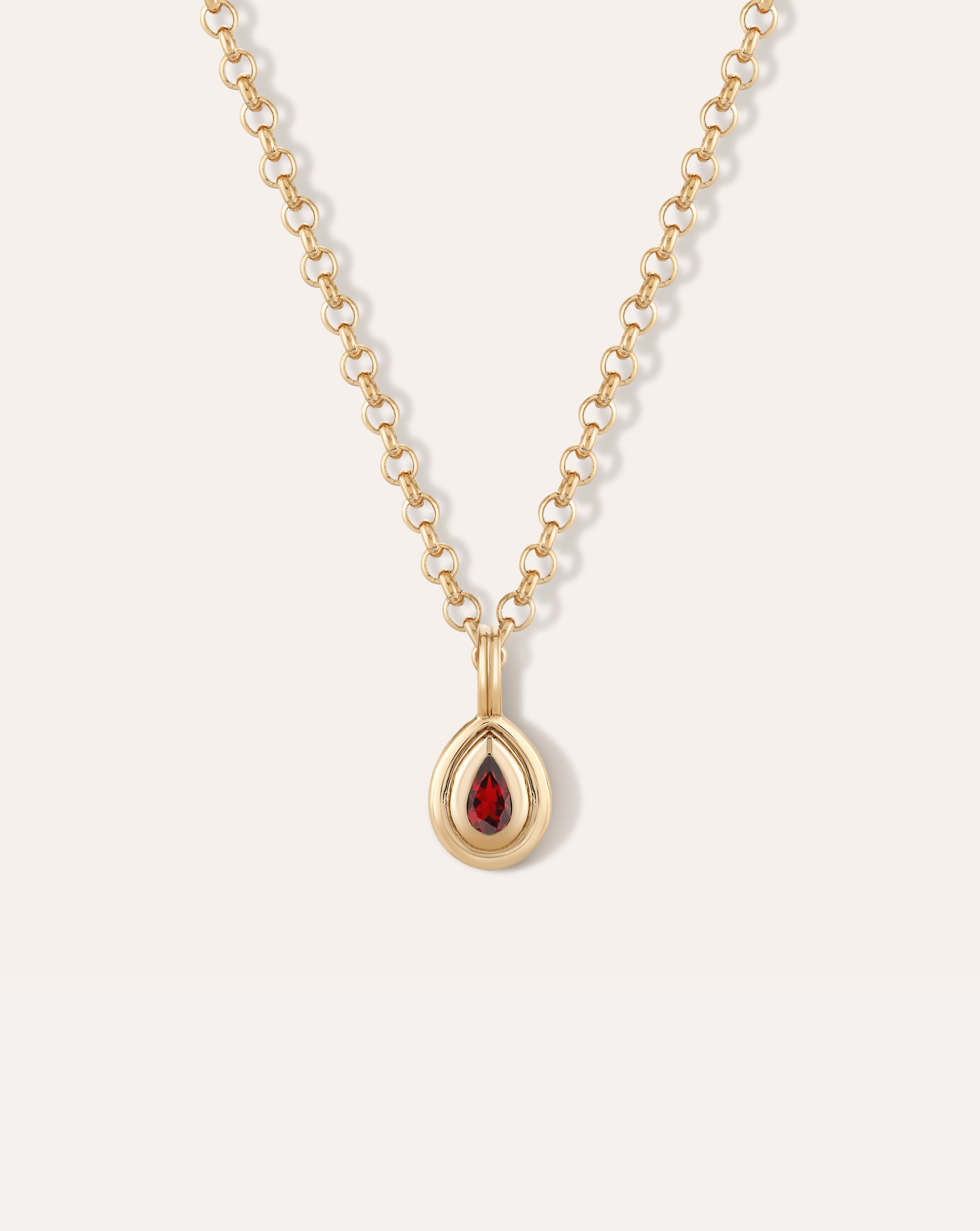 Diana Birthstone Necklace