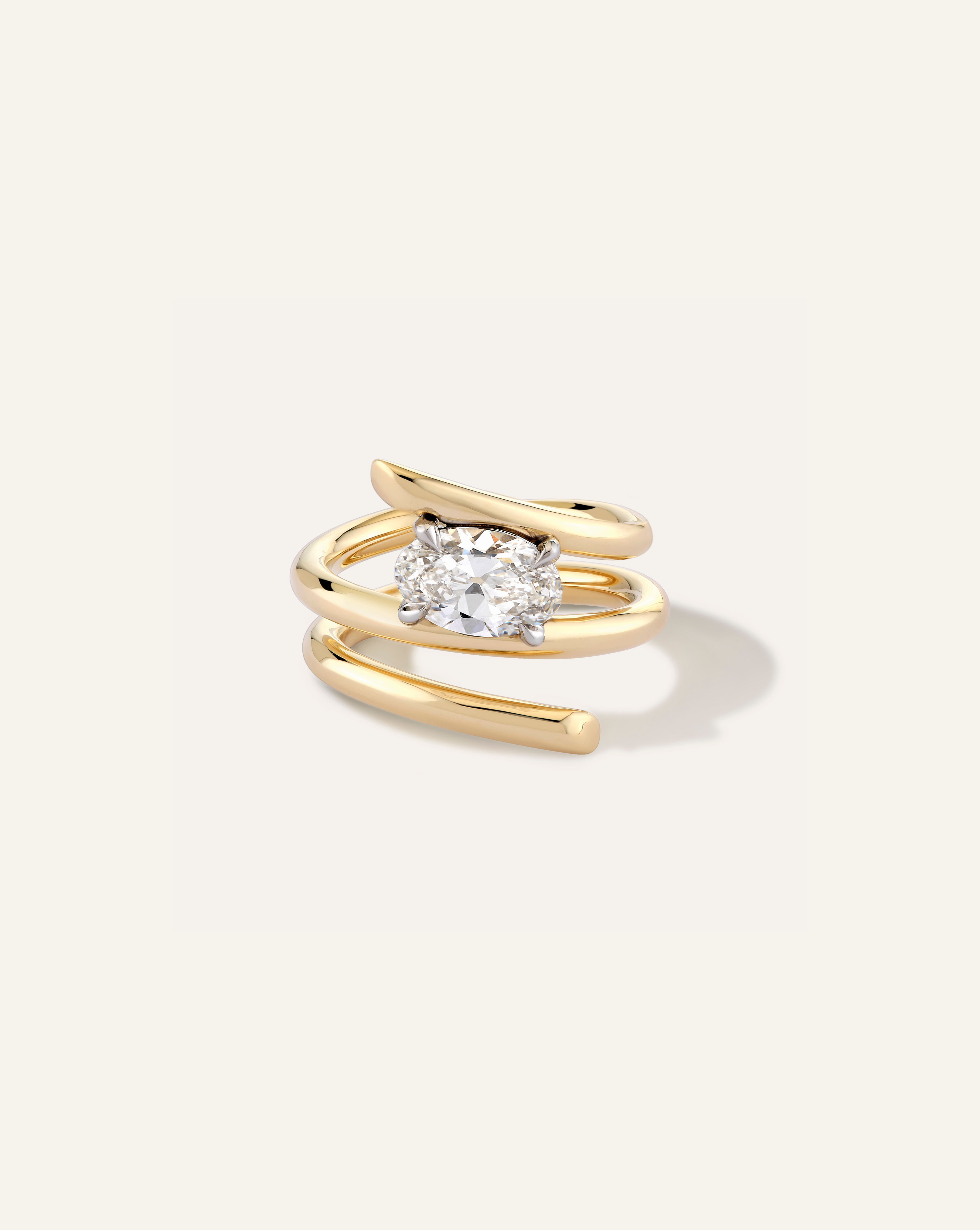 Emily Diamond Pinky Ring