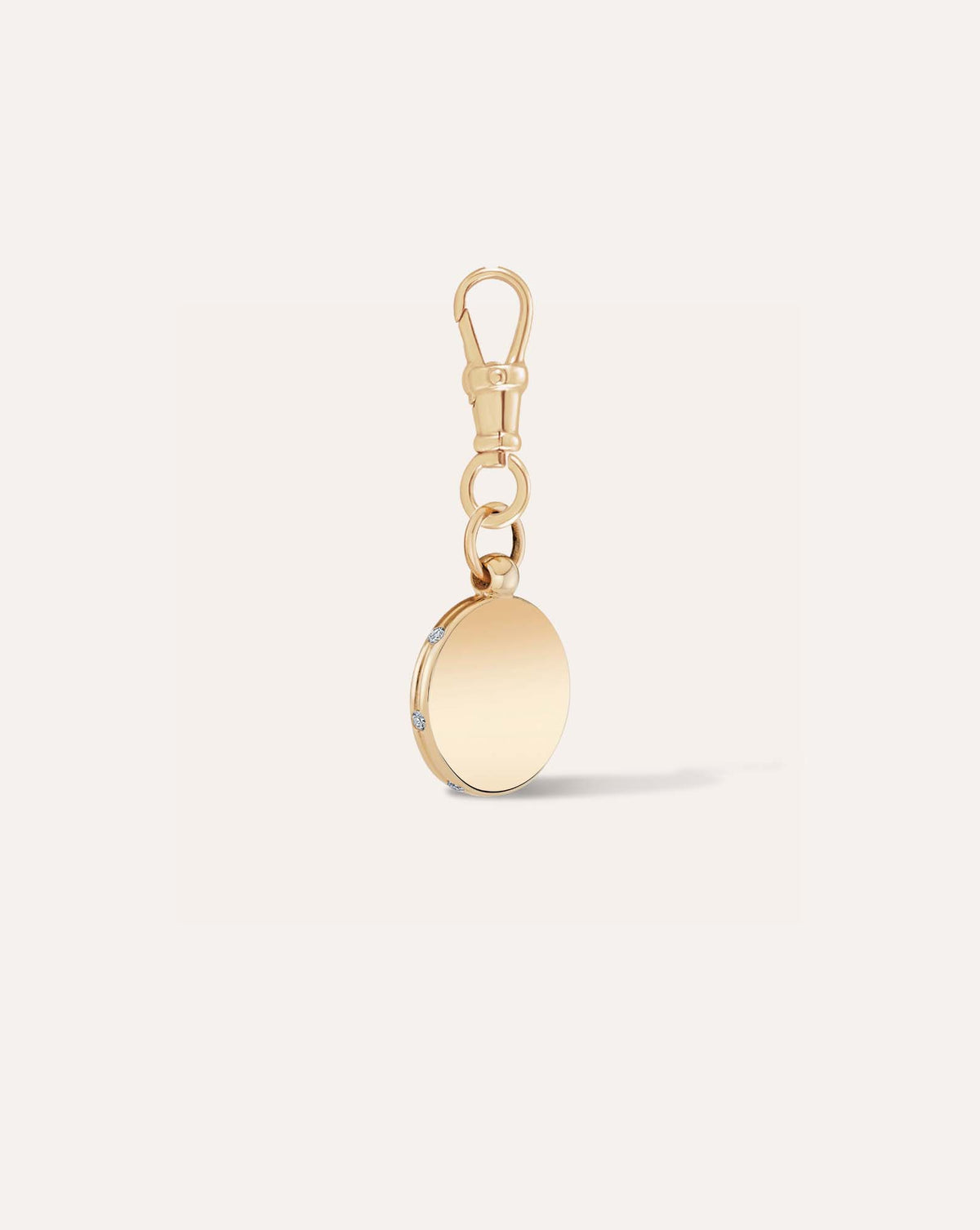 Haley Engravable Circle Charm