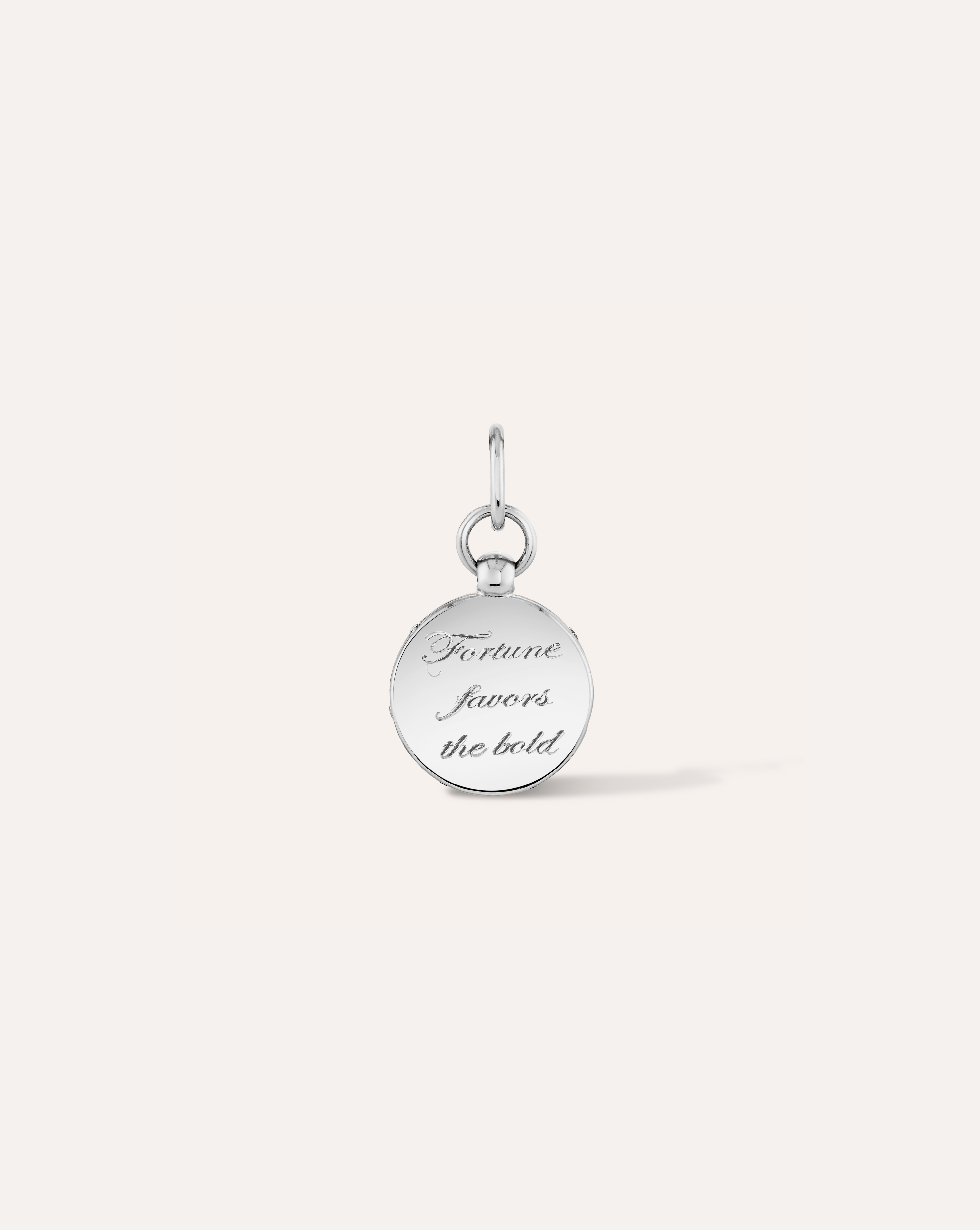 Haley Engravable Circle Charm