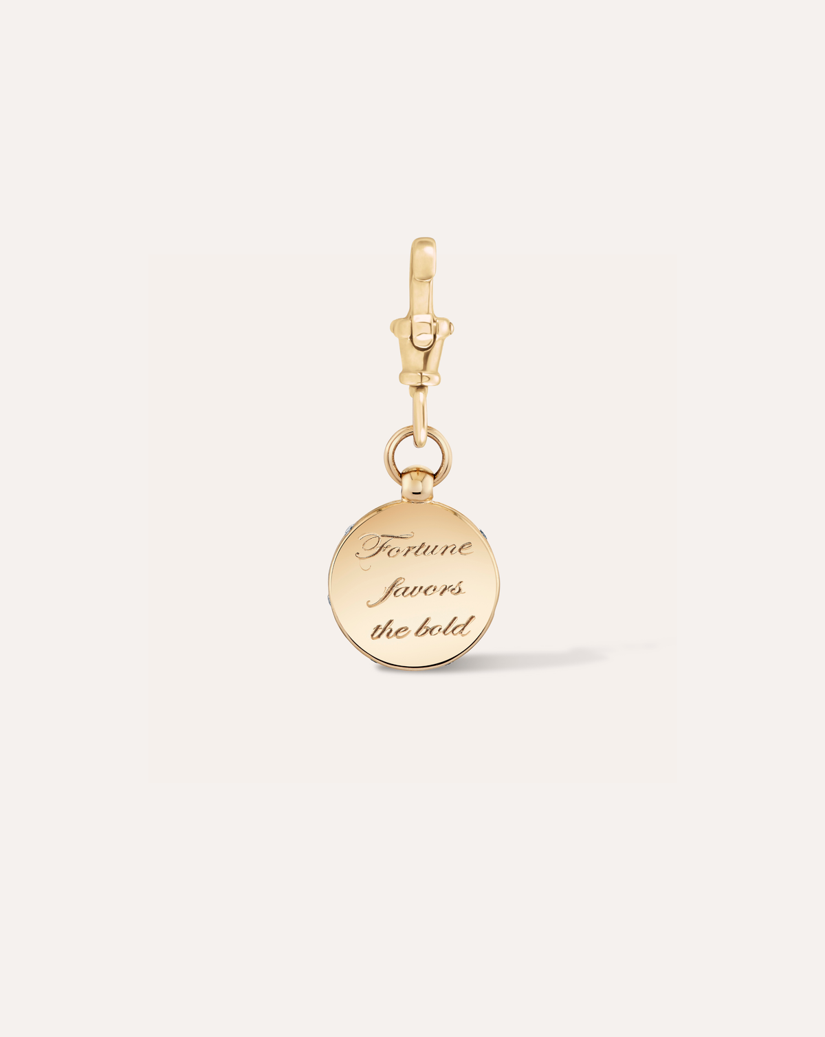 Haley Engravable Circle Charm