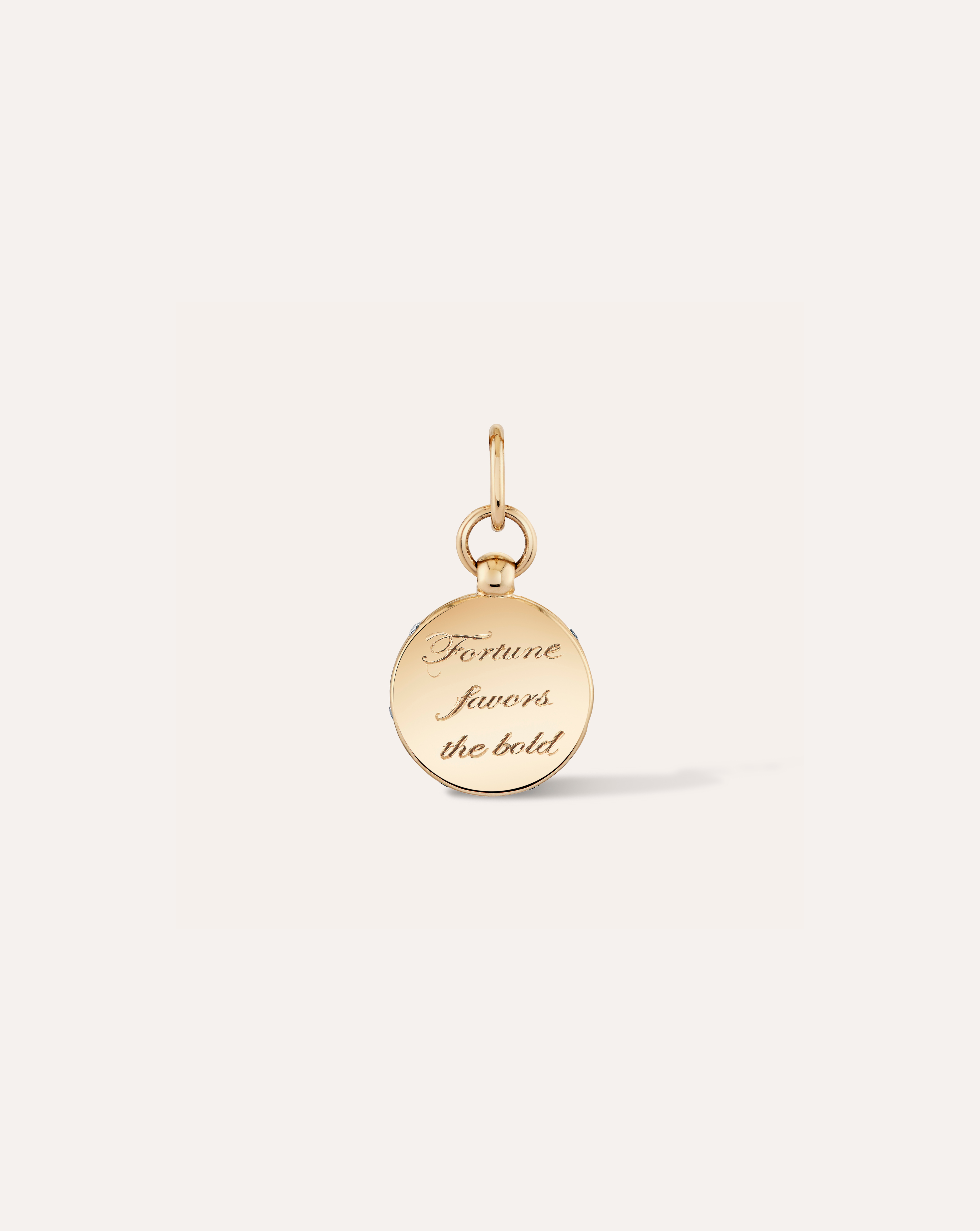 Haley Engravable Circle Charm