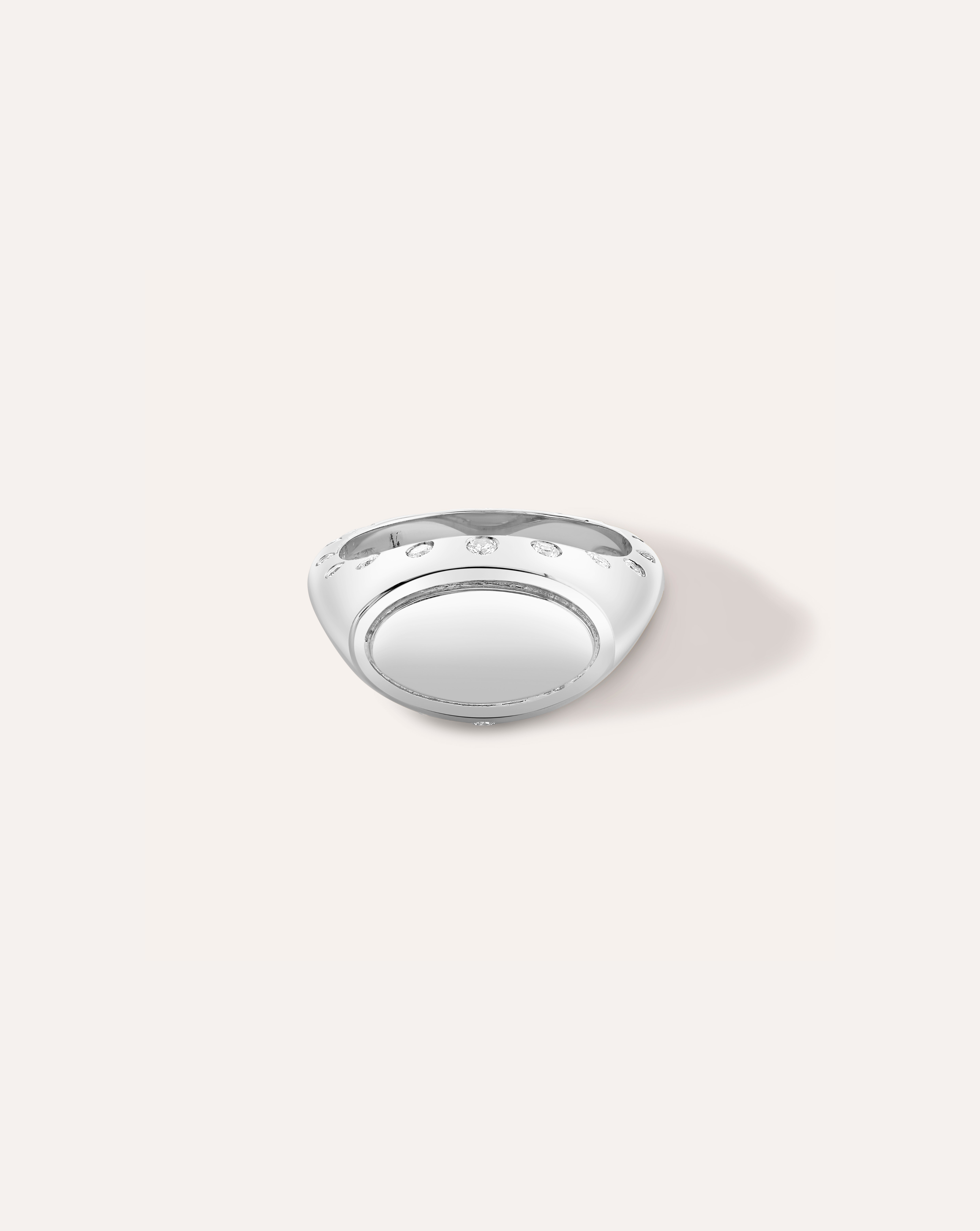 Monica Signet Pinky Ring