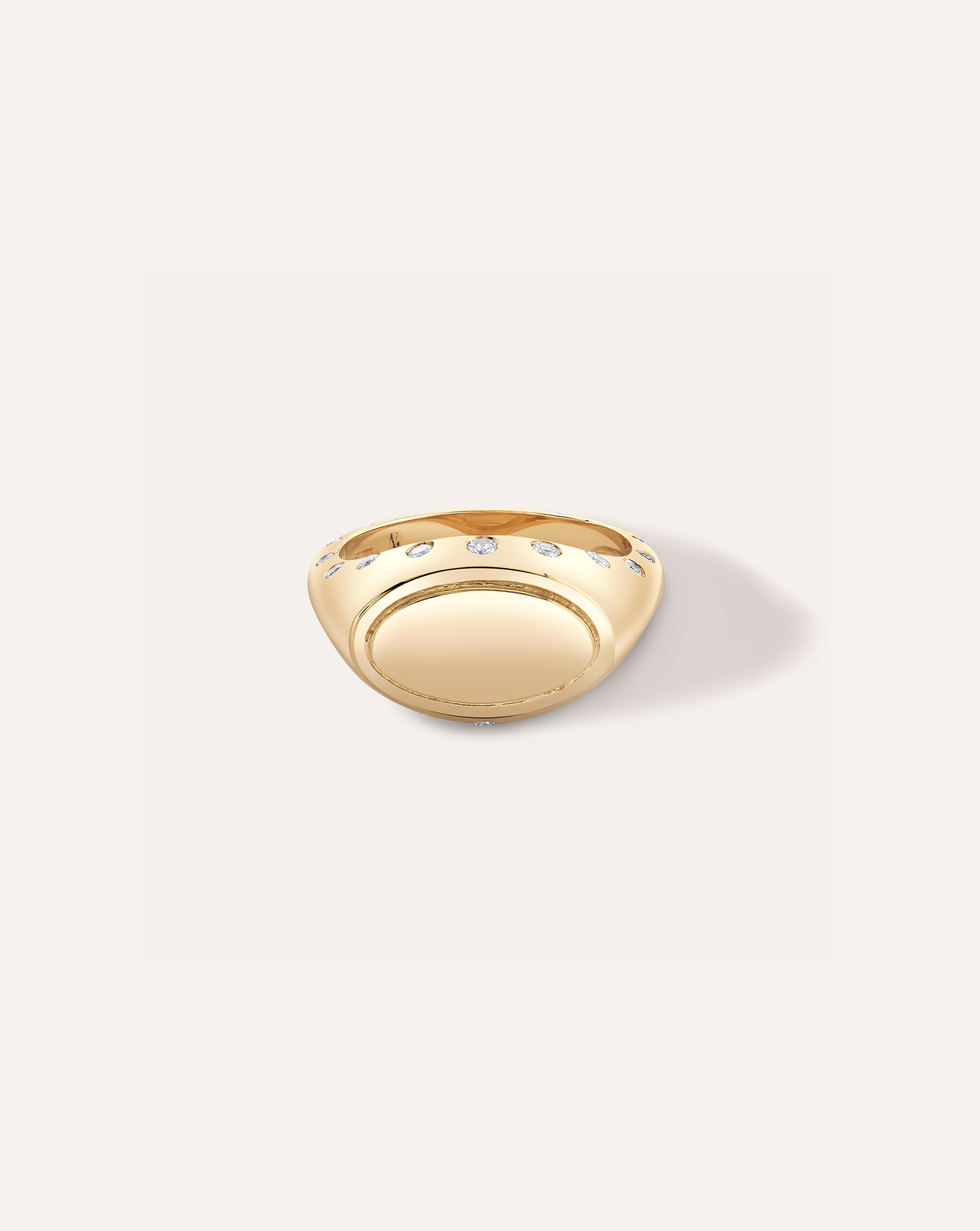 Monica Signet Pinky Ring