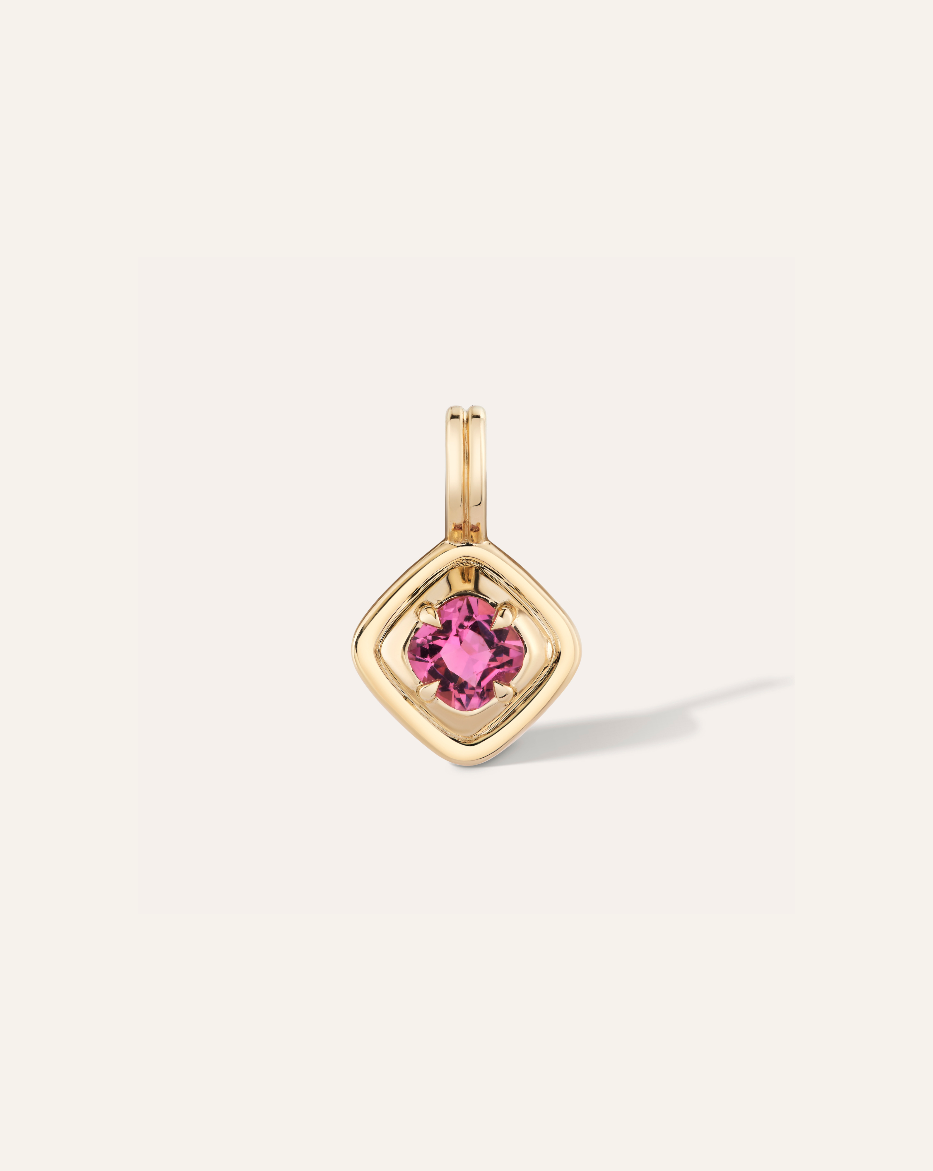 Pink Tourmaline Gemstone Pendant
