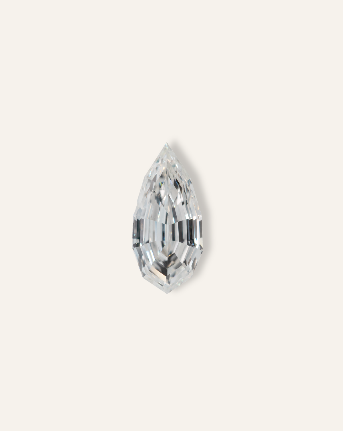 2.51 ct Step Cut Pear Lab Grown Diamond